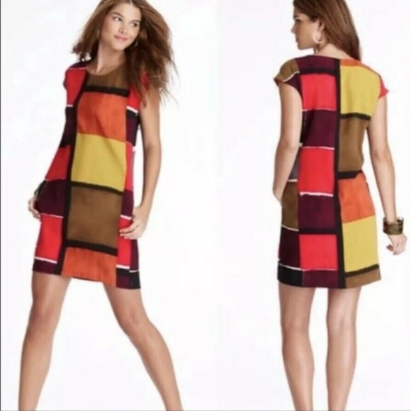 LOFT Dresses & Skirts - 🔥Final LOFT  Sheath Dress Multi Color Block Style